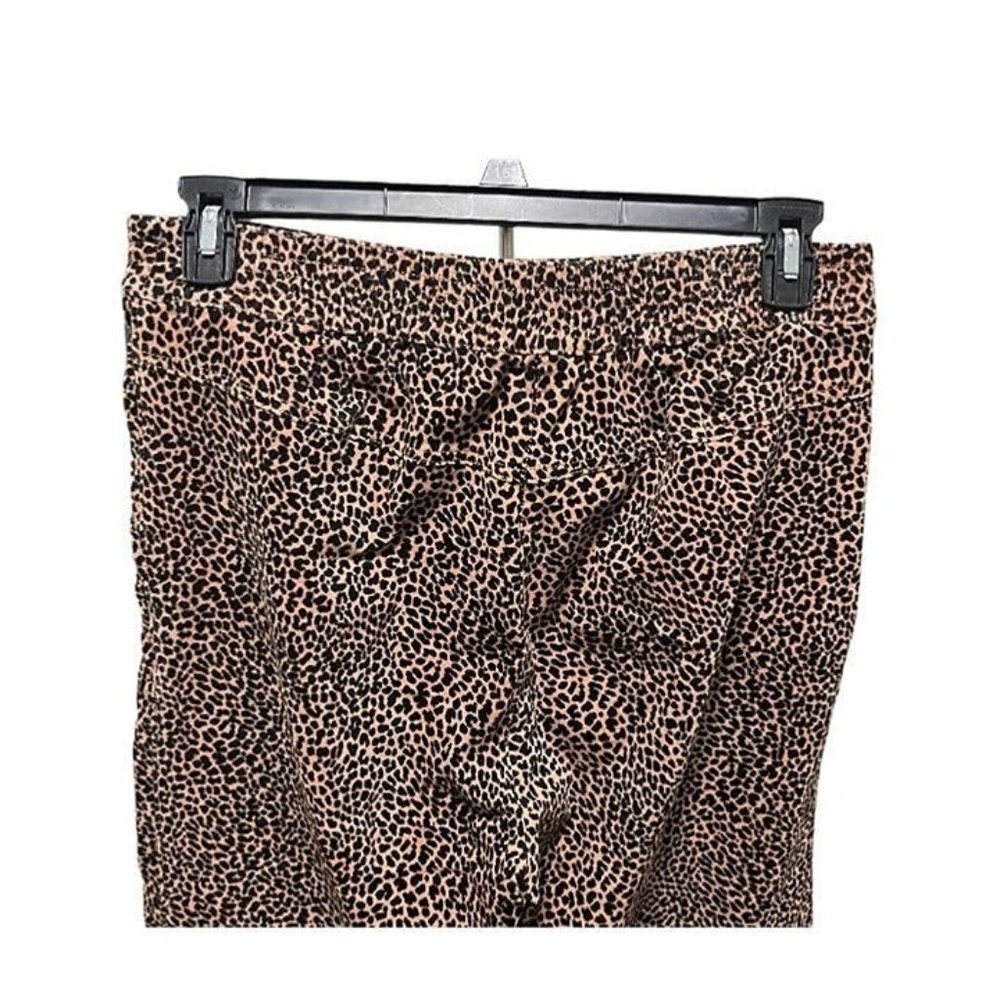 Anthropologie Kalea Leopard Print Corduroy Joggers Size Medium - Picture 6 of 11